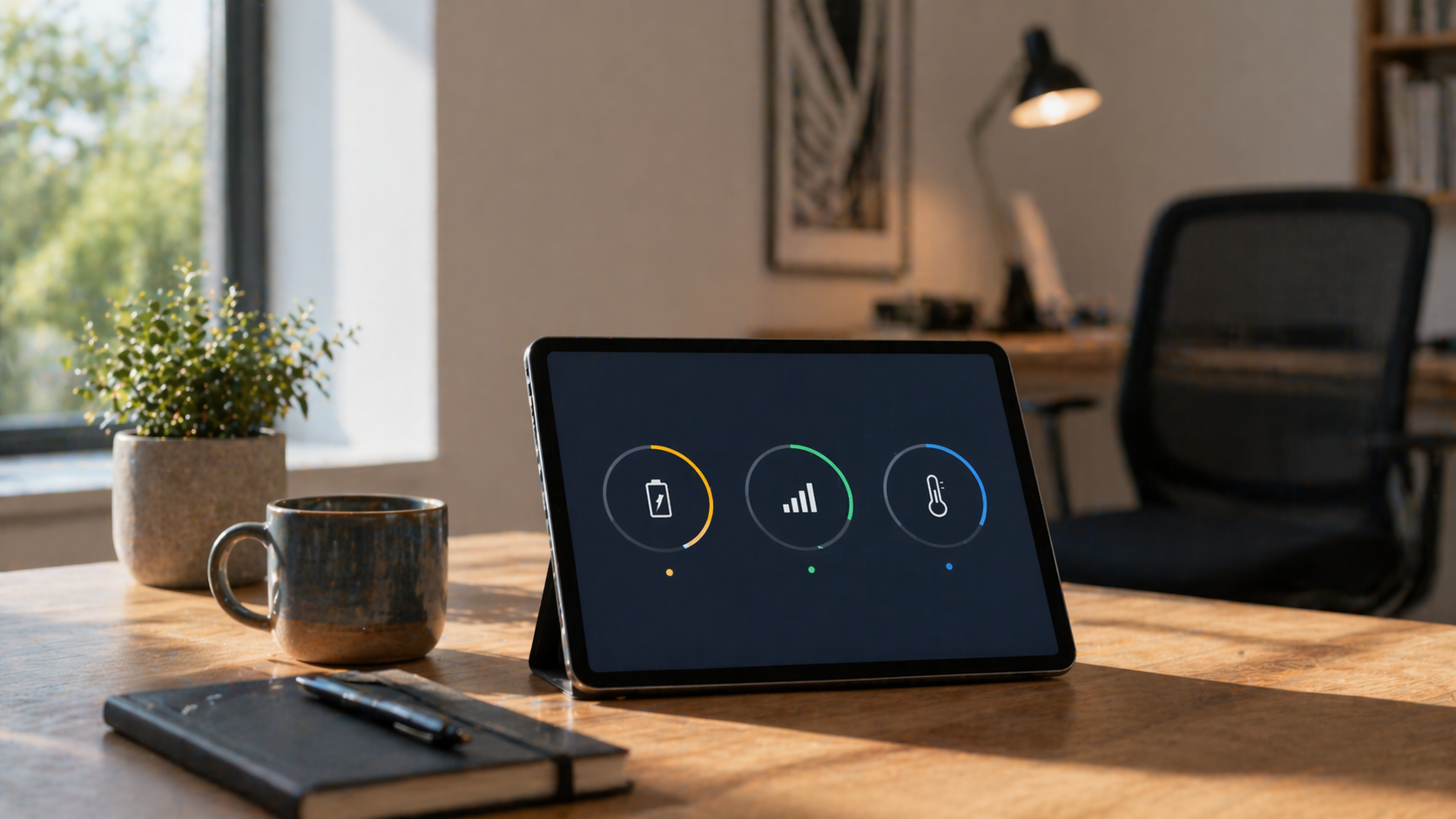 Batterie, Verbindung und Temperatur im Blick behalten