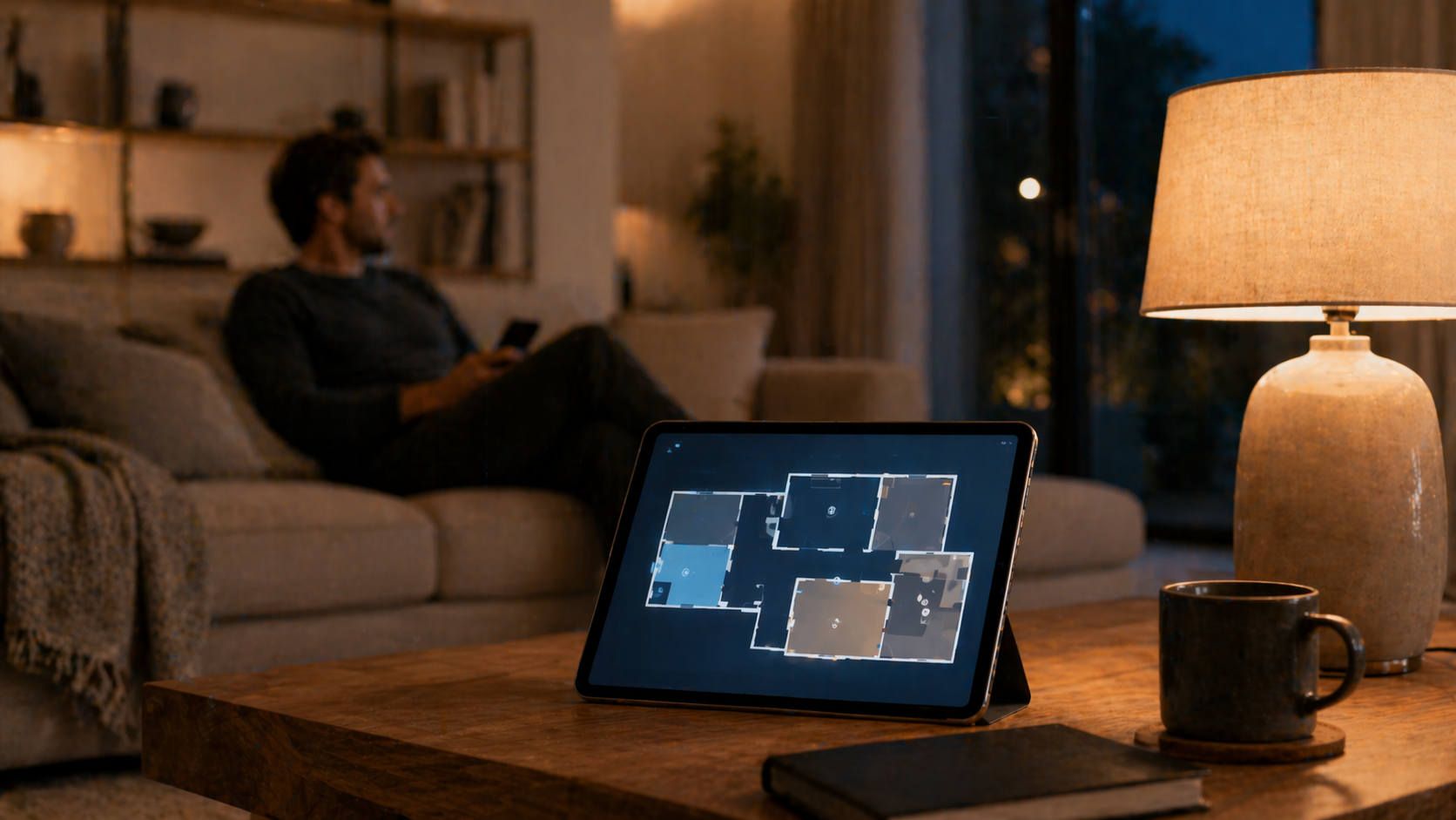 Einzelne Zonen werden auf dem iPad verwaltet
